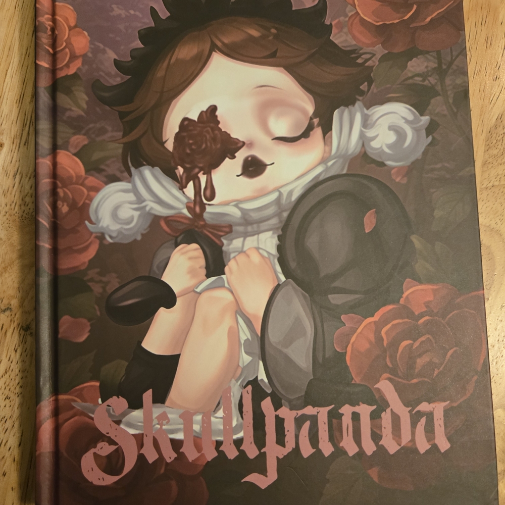 Skullpanda Notebook with Floral Design